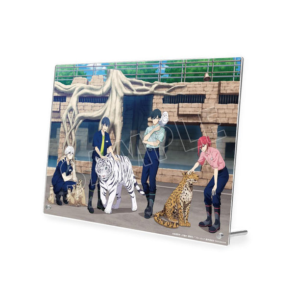 『ブルーロック』東武動物公園コラボ 描き下ろしイラスト 集合 飼育係ver. A4アクリルパネル【202510再販】